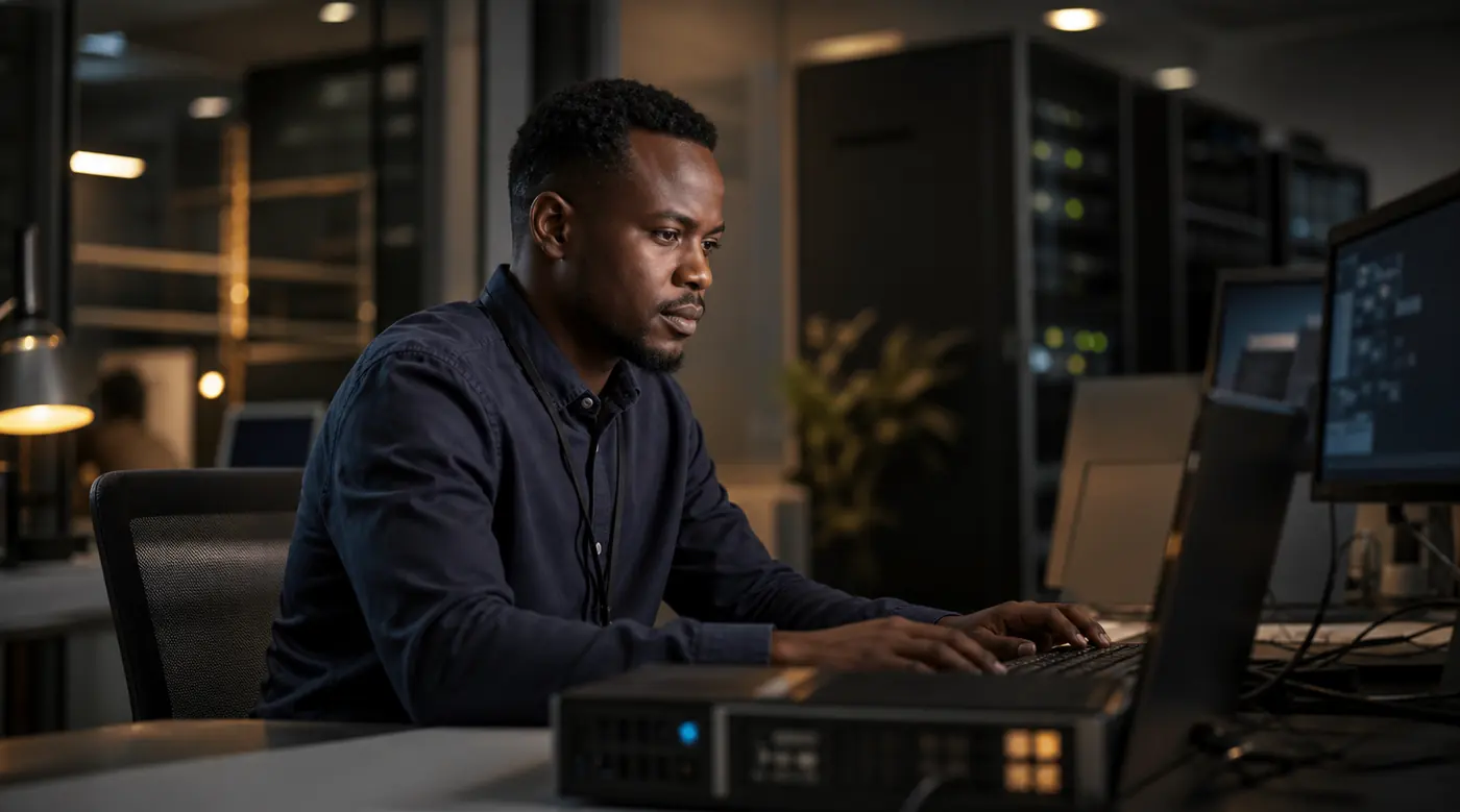 Managed IT technician supporting business systems